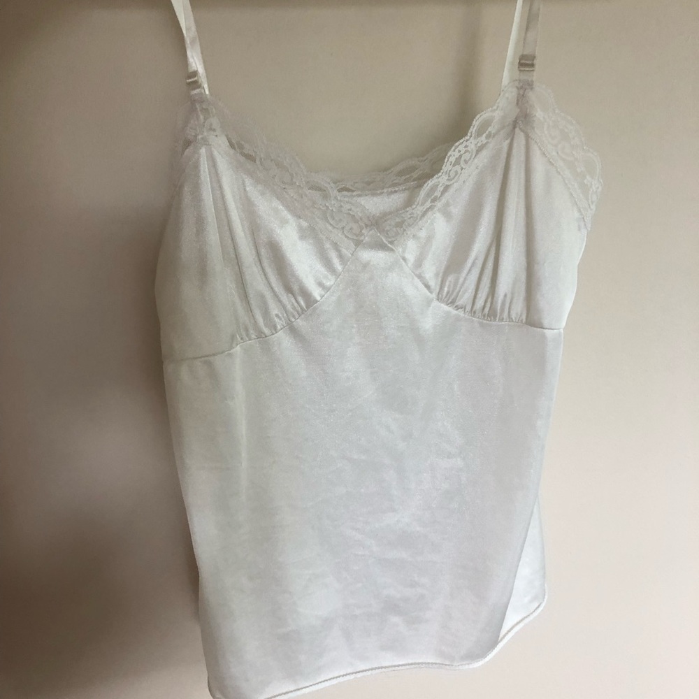 White lace camisole